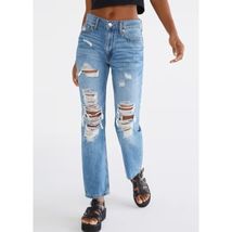 *Aeropostale High Rise Ripped Mom Jean - Size 2 - $13.86