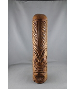 Vintage Tiki Figurine - Hand Carved Lono Head - Made from Wood - $75.00