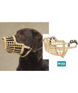 Guardian Gear LARGE DOG TAN BASKET MUZZLE Quick Fit/Release Adjustable S... - €14,59 EUR