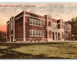 New South District School Urbana Ohio OH UNP Hand Colored Albertype Post... - £6.17 GBP