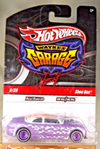 2009 Hot Wheels Wayne&#39;s Garage 9/39 SHOE BOX Purple w/Real Rider WL Purple DD Sp - £12.94 GBP