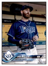 2018 Topps Brad Miller   Tampa Bay Rays Baseball Card DPT1D - £1.39 GBP