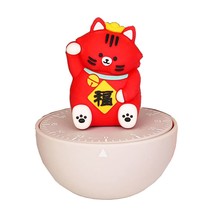 Cartoon Fortune Cat Mechanical Timer Kitchen Gadget Cooking Clock Alarm ... - $15.67