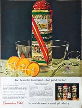 CANADIAN CLUB - Italy - Hong Kong - Japan  - Whiskey - 1961 Vintage Prin... - $209.36 MXN