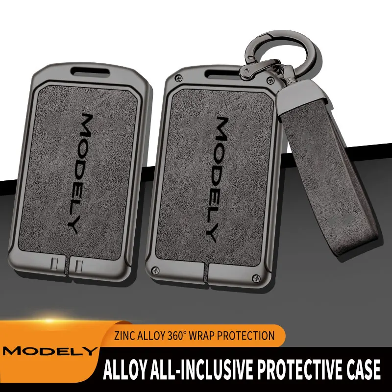Zinc Alloy Car Card Key Holder For Tesla Model Y 3 Induction Card Key Pr... - $25.16