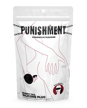 Punishment Bunny Tail Butt Plug - Black - £13.31 GBP