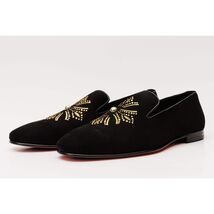 The Lazio Shoe Black Suede Slip-on Loafer Men Shoe image 2