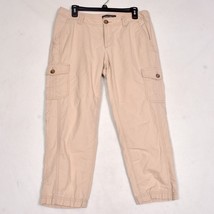 Eddie Bauer Tan Khaki Straight Leg Capri Women’s Size 8 - £14.91 GBP