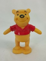 Walt Disney Winnie The Pooh Figure 3" Tall Plastic IBD31 - $5.49