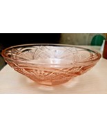 Pink Depression Glass 6.3&quot; Serving Bowl - $935.06 MXN