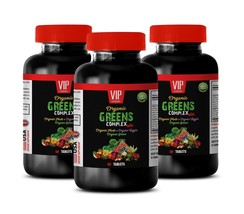 multi fruit blend - ORGANIC GREENS COMPLEX - digestive health supplement 3B - £33.59 GBP