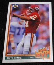 1991 Upper Deck Steve DeBerg 462 Kansas City Chiefs, NFL Football Sports Card A+ - £11.71 GBP