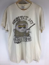 Cartman T shirt Respect My Authority Gildan Tag Large - £11.93 GBP