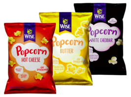 Wise Foods Original Butter, White Cheddar &amp; Hot Cheese Popcorn Variety 3... - $29.65