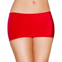 Red Mini Skirt Short Micro Length Stretch Dance Rave Costume Clubwear SK106 - £14.00 GBP