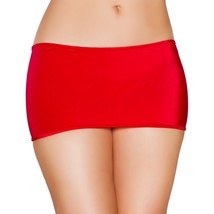 Red Mini Skirt Short Micro Length Stretch Dance Rave Costume Clubwear SK106 - $24.38 CAD