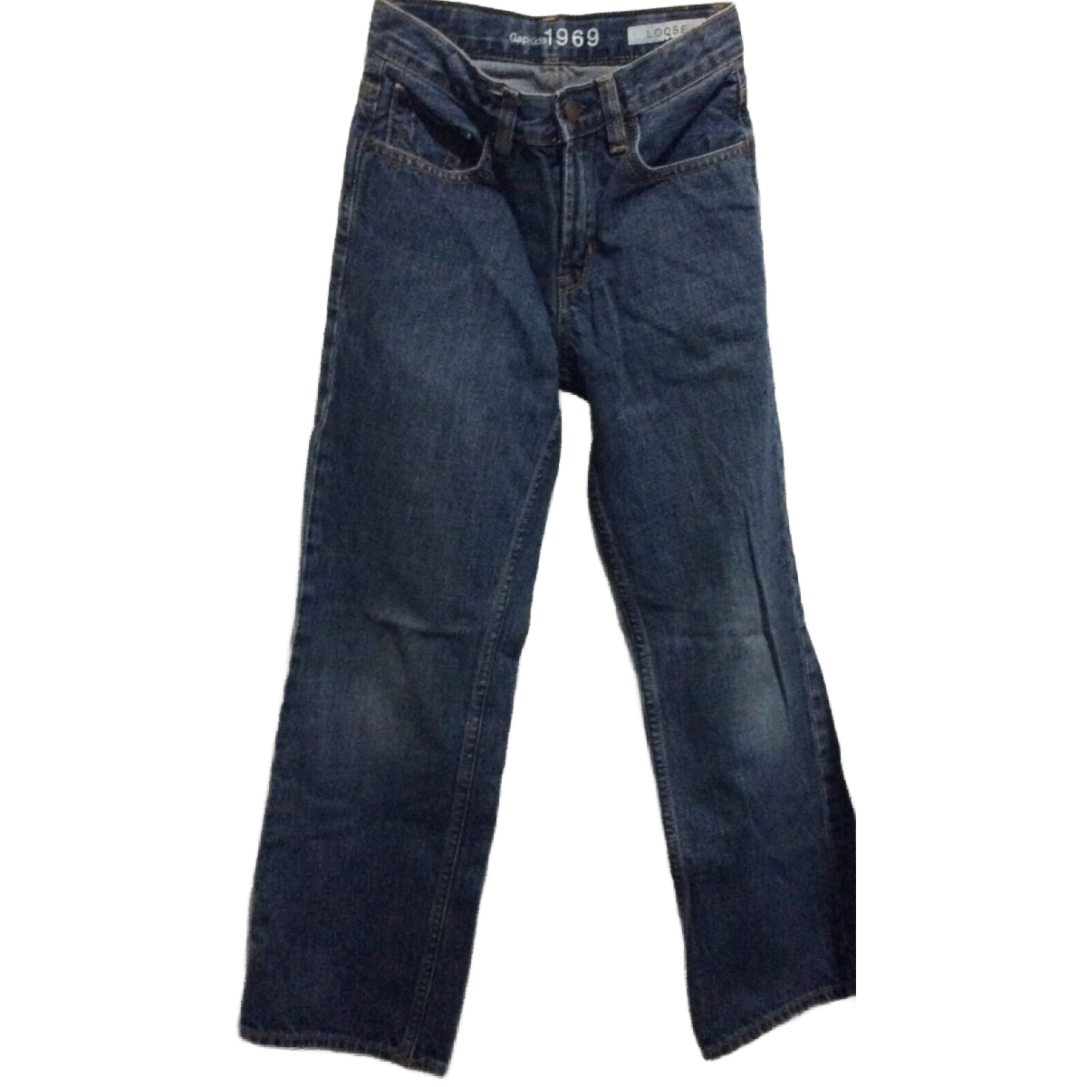 Kids Gap 1969 Denim Jeans Loose Boys Size 10 Slim Fit Adjustable Waist Pants - $17.50