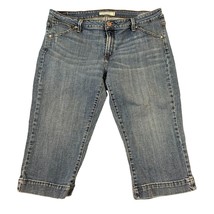 Levis 545 Womens Size 16 Capri Cropped Jeans Light Wash Vintage y2k - £12.39 GBP