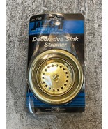 Jameco Decorative Sink Strainer C645 Polished Brass - $46.90 CAD
