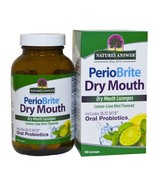 Nature&#39;s Answer PerioBrite Dry Mouth With Oral Probiotics 100 Lozenges U... - $51.76 CAD
