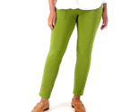 Wicked by Women with Control Ankle Pants with Pockets- Leafy Green, LARGE - $27.72