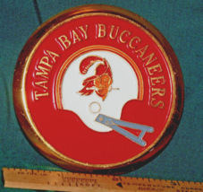 BIG 3&quot; RED &amp; GOLD Tampa Bay Buccaneers Retro PIRATE Style Medallion Coin - $30.66 CAD