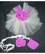 Cabbage Patch Kids Purple Tutu Ballerina Slippers 14&quot;-15-16&quot; Dolls CPK - £10.89 GBP