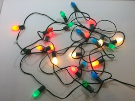 Vintage Christmas String Lights Mini Bulbs Multicolor Yard House Decoration - £31.45 GBP