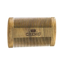 CREMO - Premium Beard Comb For Men | 100% Natural Wood With Woody Fragrance - £21.49 GBP