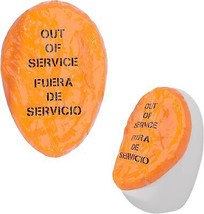 100 Polypropylene Orange Out Of Service Covers 36&quot; Multipurpose Highly V... - £170.81 GBP