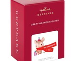 NEW Hallmark Keepsake Ornament, 2021 Great Grand Daughter - $4.99
