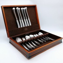 Towle Supreme Stainless Liberty Bell Flatware 34 Pieces Service Set For 6 - £102.92 GBP