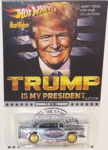 &#39;55 - &#39;57 Chevy Custom Hot Wheels Car Trump is My President Series w/ RR - £75.33 GBP