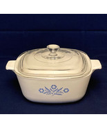 Vintage Corning Ware blue cornflower 1.5 qt casserole dish P-1 1/2-B wit... - $20.00