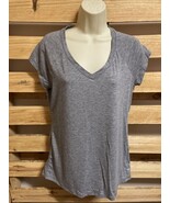 Ideology Gray Basic T-Shirt Woman&#39;s Size Medium Activewear KG JD - $9.90