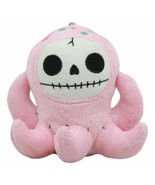 Ebros Furry Bones Skeleton Octopee The Pink Octopus Plush Toy Collectibl... - £15.22 GBP