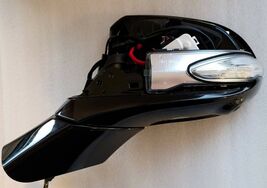 LH driver side door mirror with BSM + BVM camera. OEM for 2019-2020 Sant... - $109.91