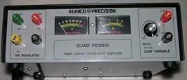 ELENCO Precision quad power supply four linear regulated supplies 2-20V - $44.99