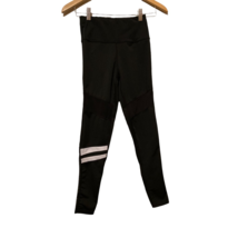 Kimberly C Womens Cropped Leggings Pants Black White Mid Rise Pull On Stretch S - £11.14 GBP