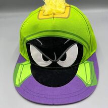 Marvin The Martian Hat Youth Green Purple Looney Tunes Snap Back Cap - €15,40 EUR
