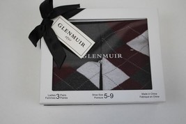 GLENMUIR Women&#39;s 3 Pairs Crew Socks Shoe size 5-9 New - $12.86