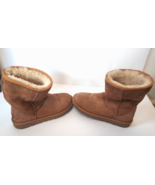 UGG Women’s Classic Short Tan Chestnut Suede Boots Rustic Weave; 1094330... - €25,38 EUR