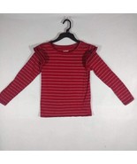 Girls Cat And Jack T Shirt, Size 10/12, Gently Used, Red Graphic Shirt - £3.58 GBP