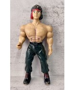 Rambo Bootleg Knock-Off Action Figure KO No articulation Vintage 1980s - $12.99