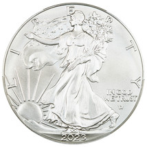 Roll of 2023 $1 Silver Eagle CACG MS69 (First Delivery, 20 Coins) - $993.04