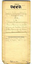 1881 Antique Deed Lancaster Manheim Pa Sherer Ensminger - £54.43 GBP