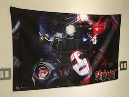SLIPKNOT Group Posed Band Poster Banner Flag Fabric Wall Tapestry - £22.90 GBP