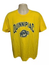 2013 Quinnipiac University Bobcats MAAC Inaugural Year Adult Large Yellow TShirt - £14.24 GBP