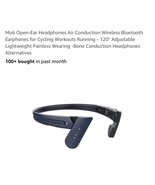 Open-Ear Headphones Air Conduction Wirelesstooth Earphones for Cycling - $81.70 CAD