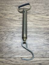 Vintage Chatillon-N.Y.-USA Inst-T Brass Hanging Fishing Scale 0 to 32 oz... - $34.64